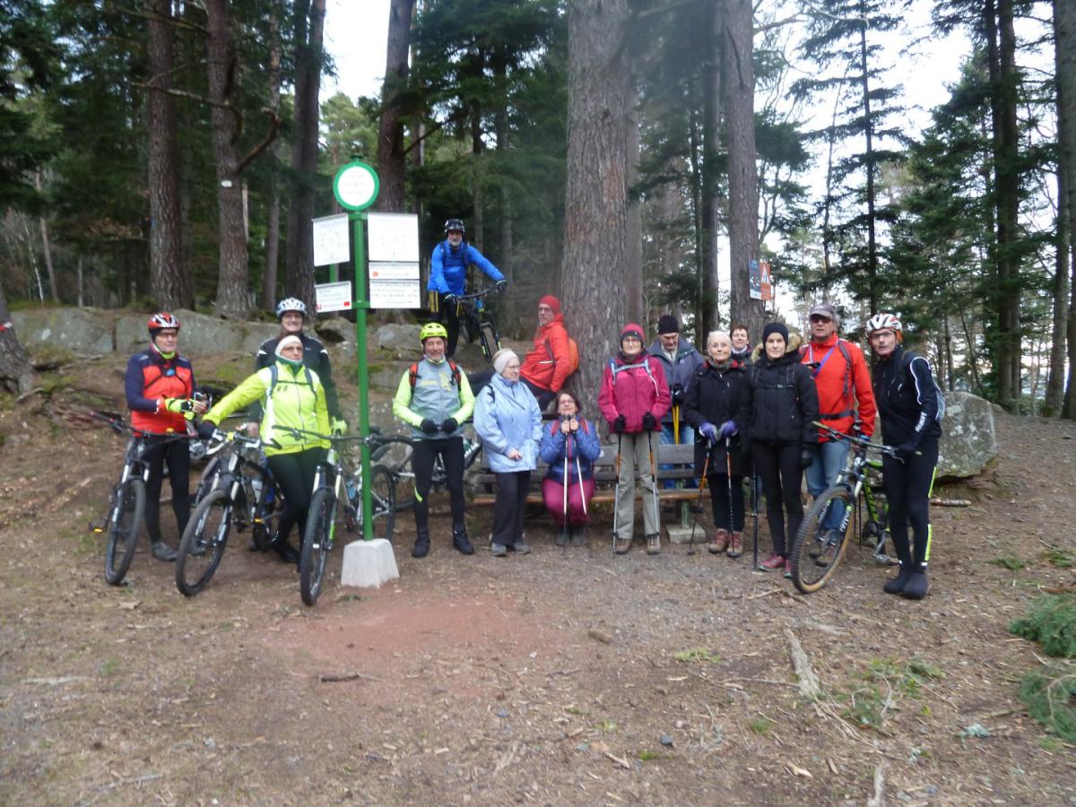 VTT + Marche - Mont Sainte Odile